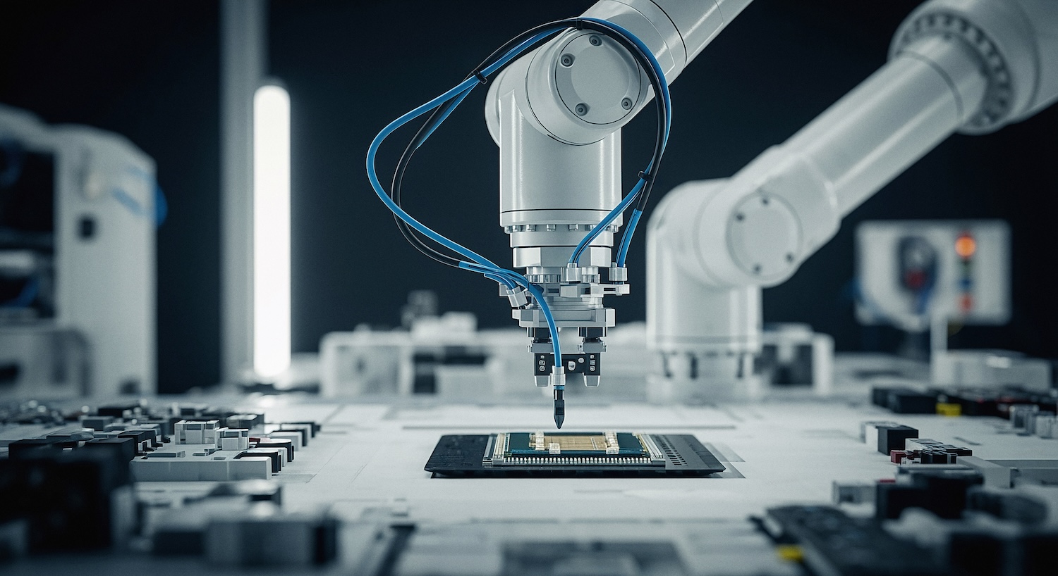 Robot SCARA nella produzione di componenti elettronici