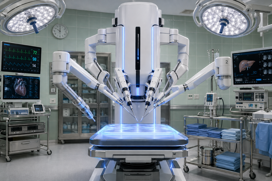 Robot chirurgici per trapianti: come funziona la chirurgia robotica